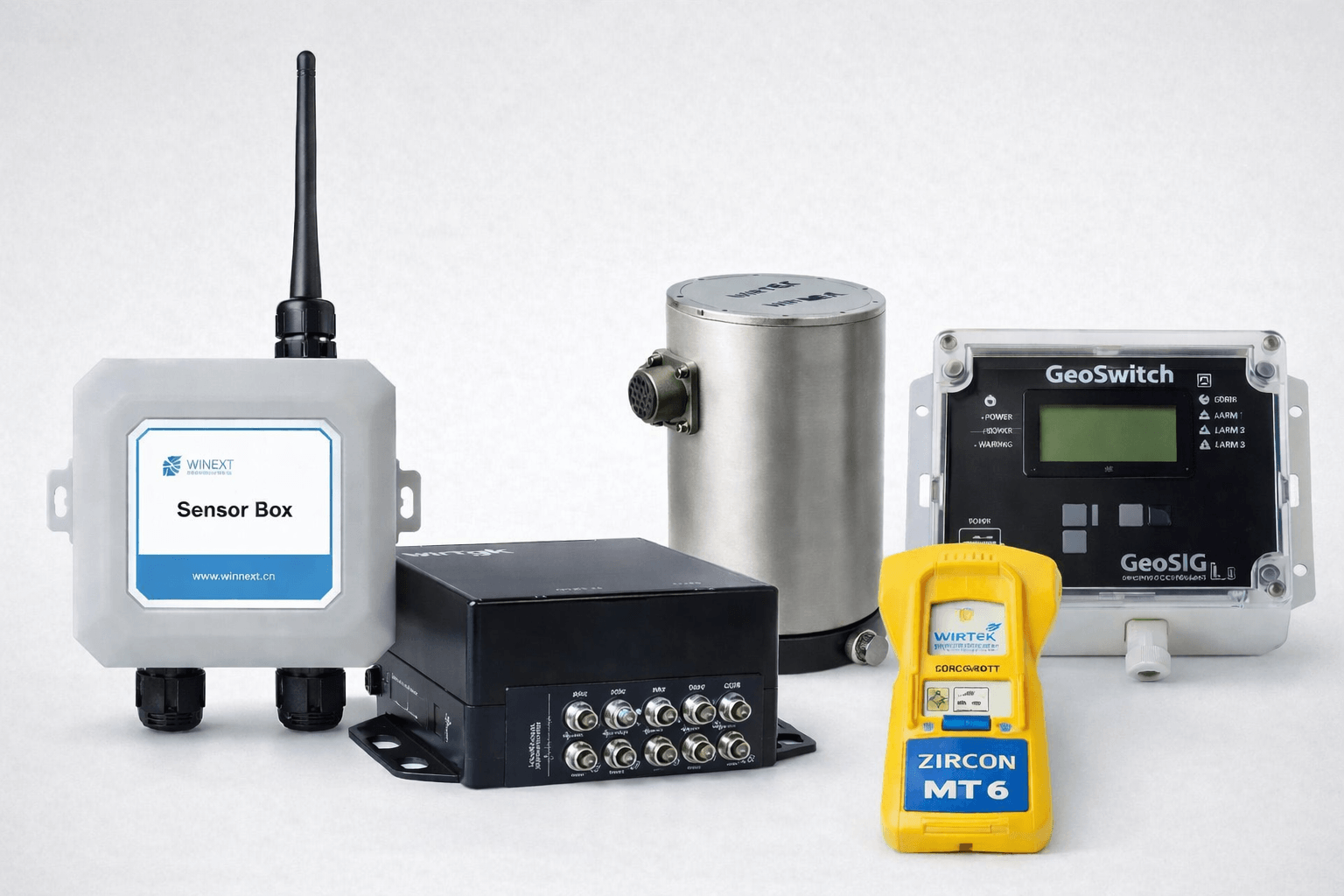 Sensores de monitoreo estructural, sísmico, geotécnico y ambiental